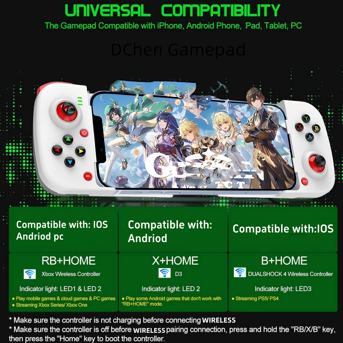 Wireless Gamepad for iPhone/Android/Steam Deck/PC - Image 8