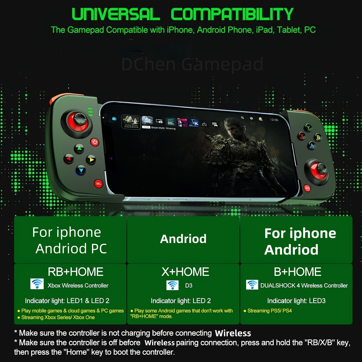 Wireless Gamepad for iPhone/Android/Steam Deck/PC - Image 10
